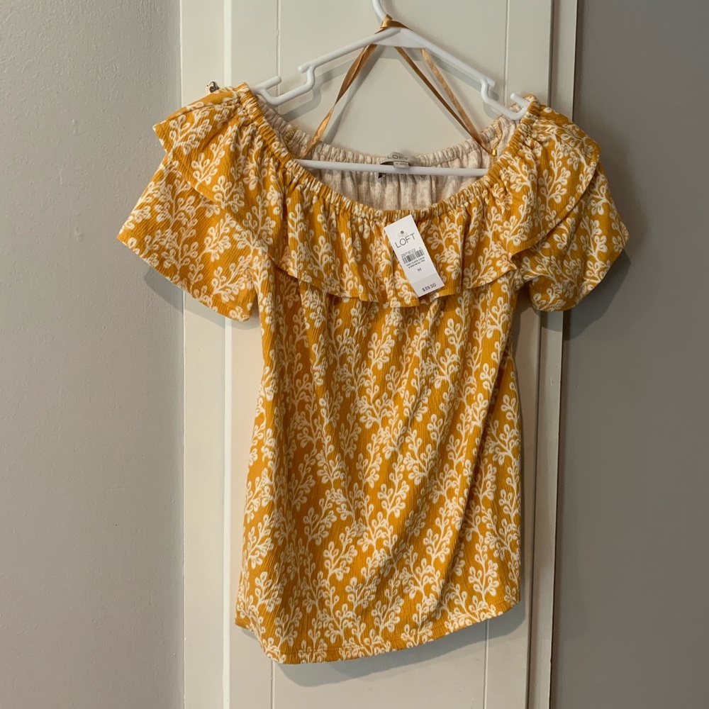 LOFT off the shoulder top NWT